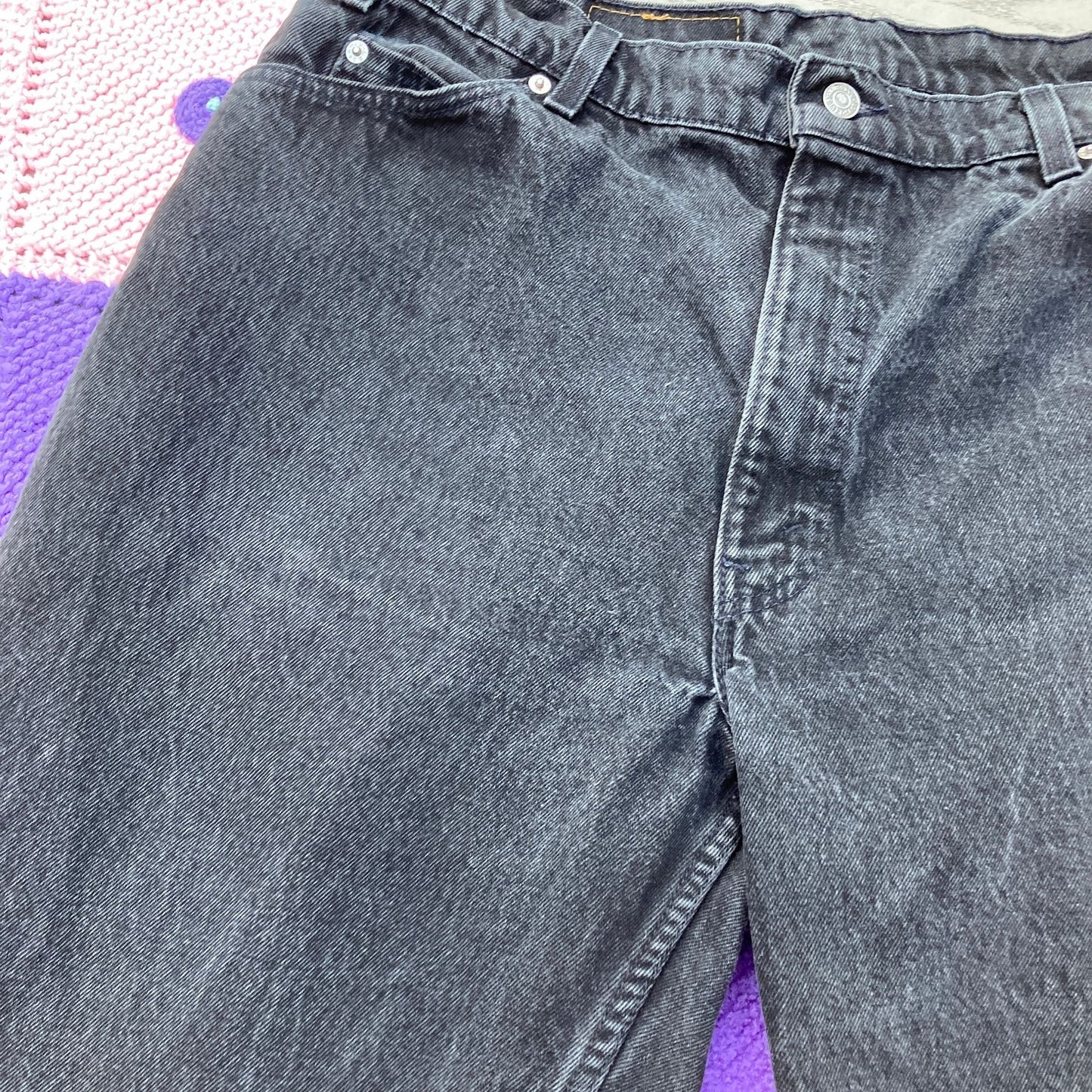 Levis 560 40 x 32 vintage jeans 90s cotton 38”-40” waist orange tab black 1990