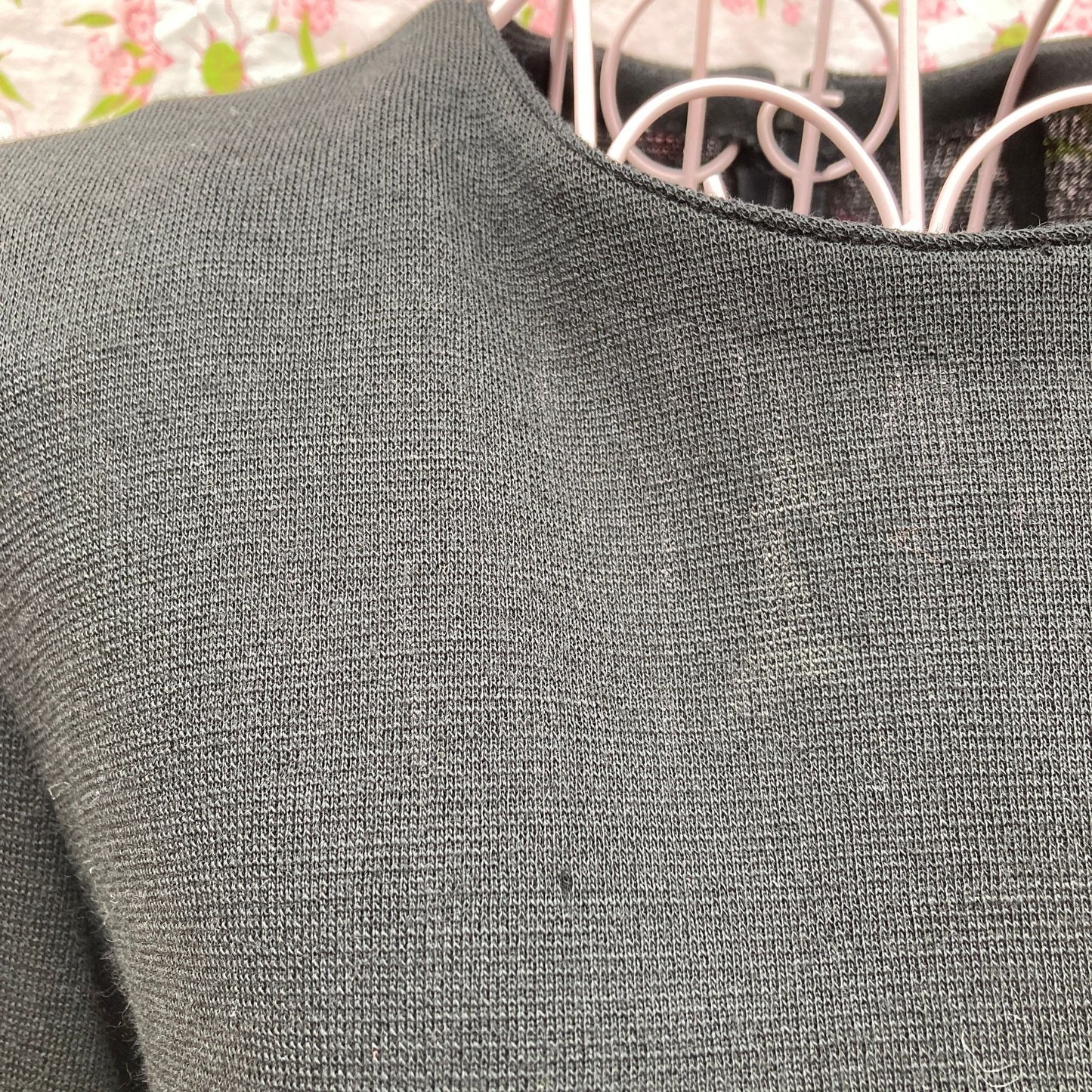 Vintage 60s shift dress black gold |S - M|  AS is  holes flawed 1960s Felicia