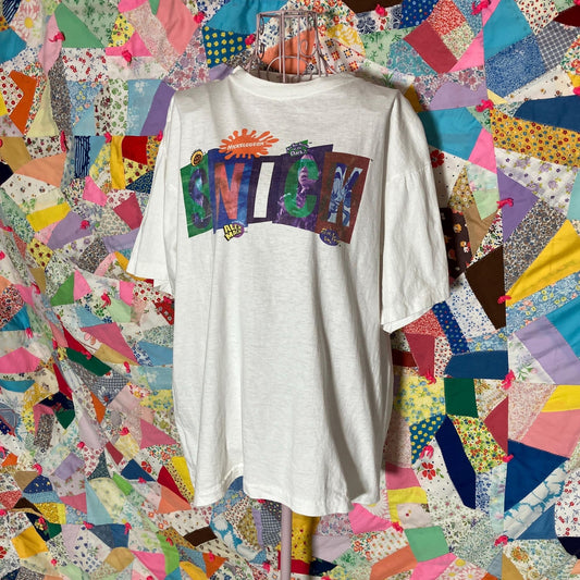 vintage graphic Snick Nickelodeon shirt |S - M| cotton 90s single stitch 1990s All That Alex Catapult