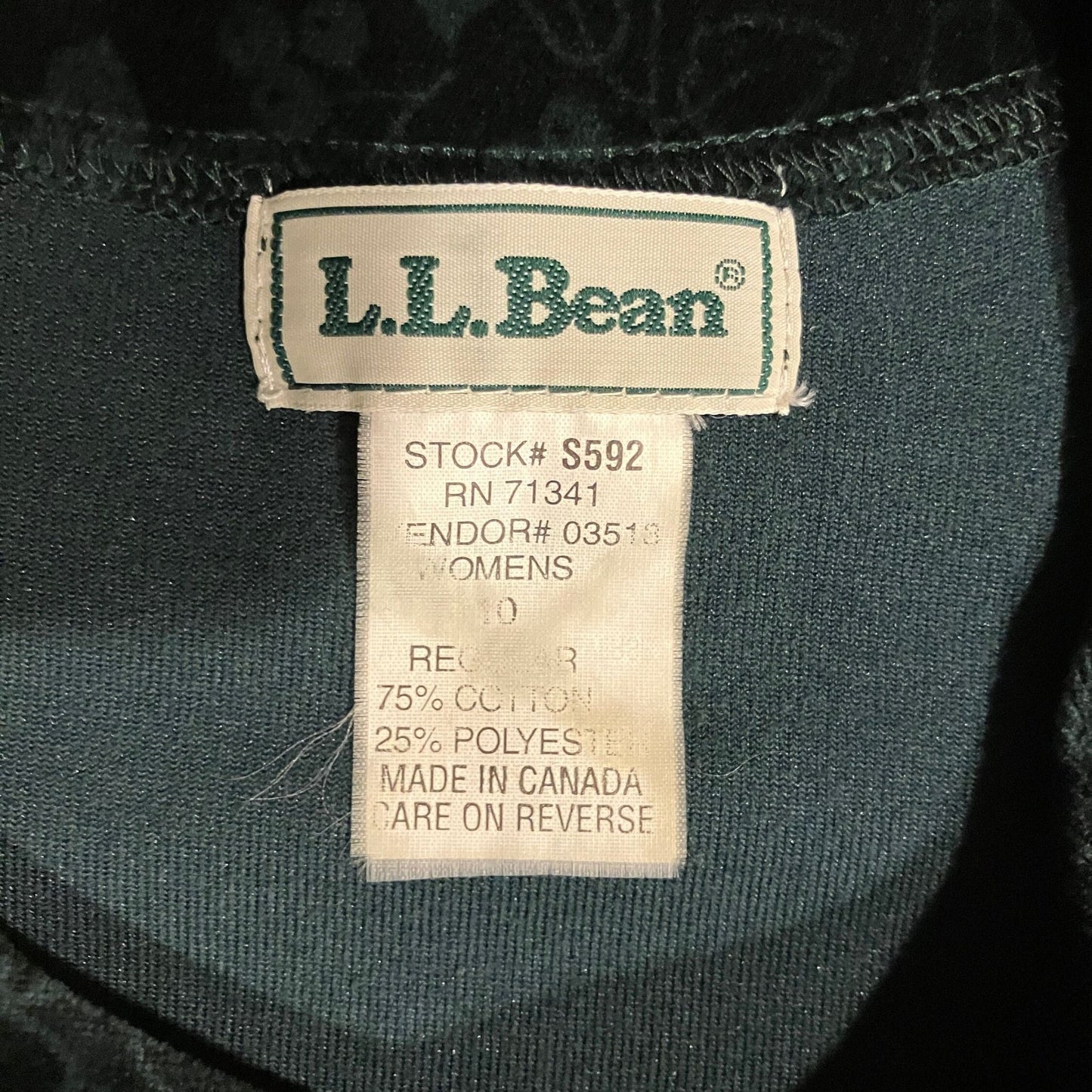 vintage 90s LL Bean dress 1990s dark green holly berries | M-L | long sleeve maxi cottage western farm homestead winter fall leaf botanical